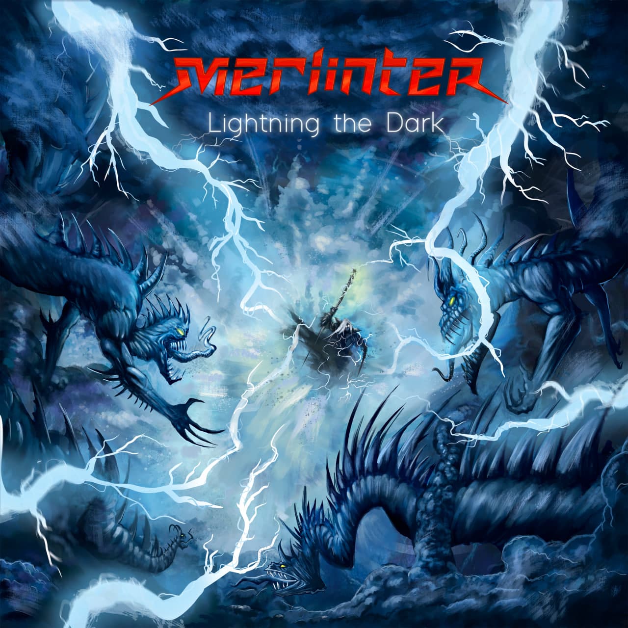 Merlinter — Lightning the Dark single cover art